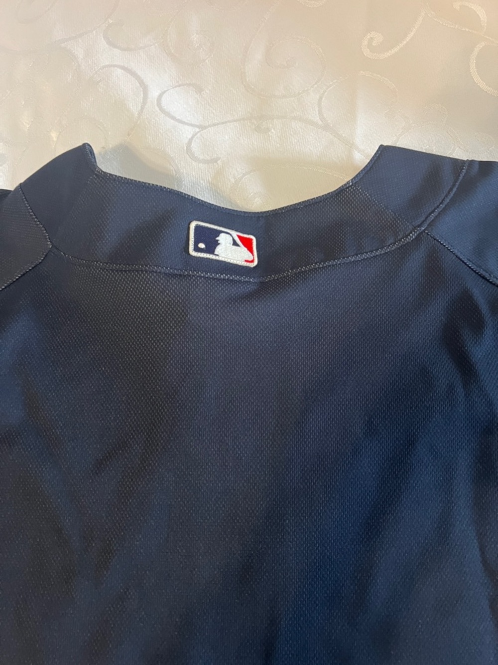 New York Yankees MENS Navy Baseball Jersey - Picture 8 of 9